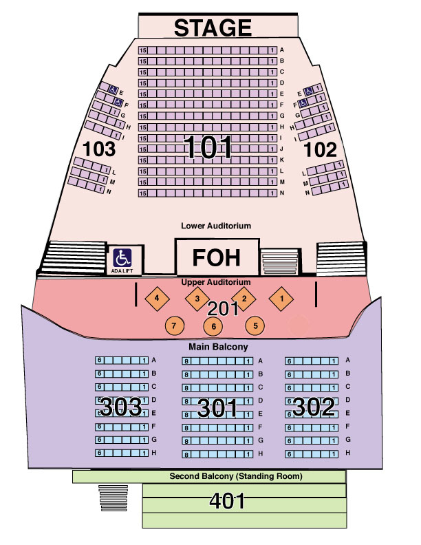 Dempsey Theater Seating Chart